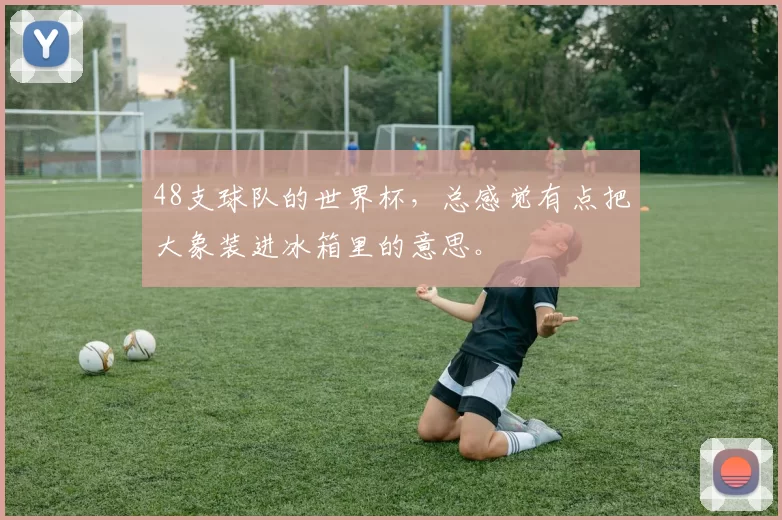 48支球队的世界杯，总感觉有点把大象装进冰箱里的意思。